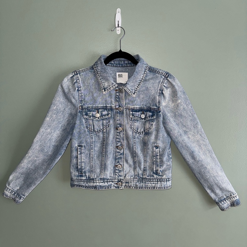 RSQ Light Wash Denim Jean Jacket